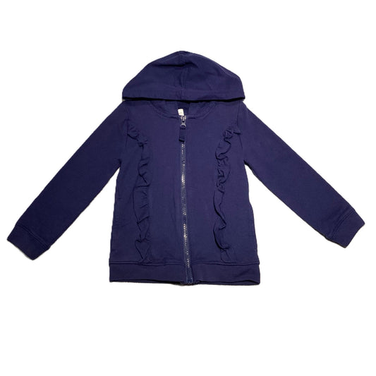 3T Girls Carter's Blue Ruffle Sides Sweatshirt