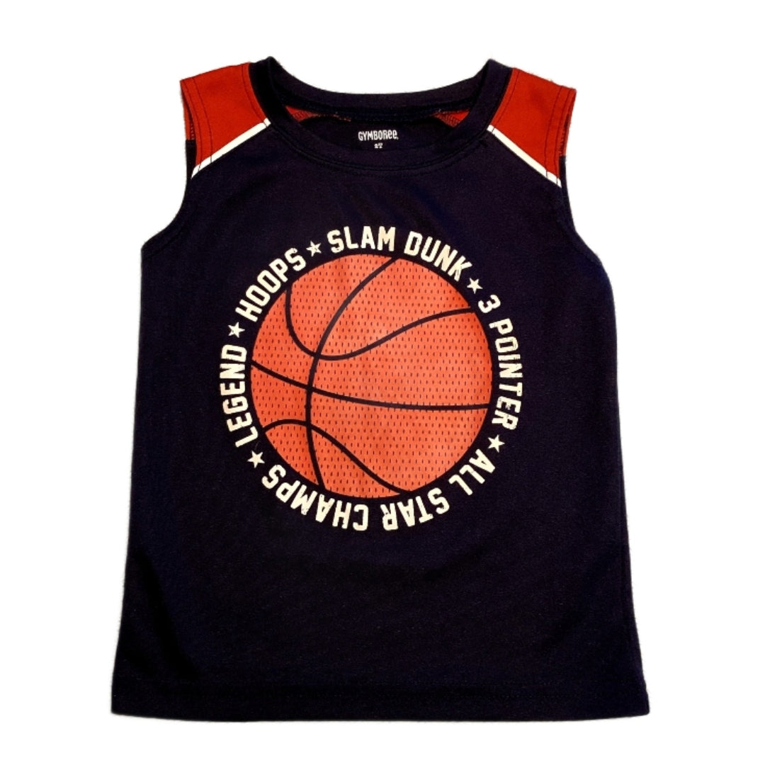 2T Boys Gymboree Basketball Tank Top
