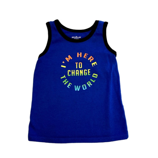 2T Boys Garanimals I'm Here to Change the World Tank Top