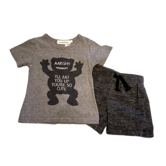 2T Boys Big Elephant Bear Tshirt, Jumping Beans Cloth Shorts