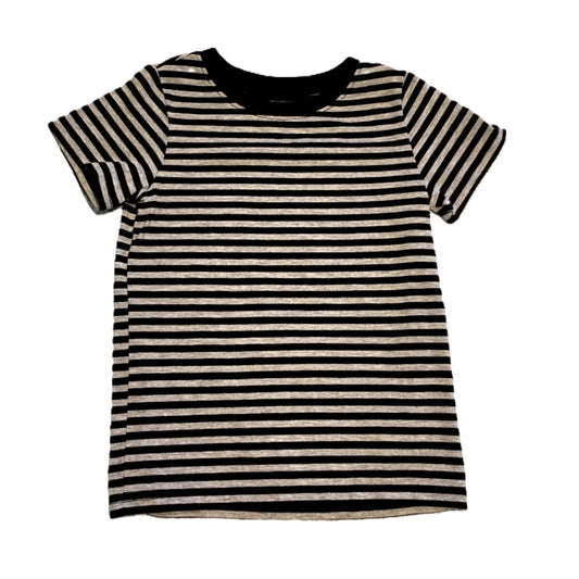 2T Boys Cat & Jack Gray and Black Striped Tshirt