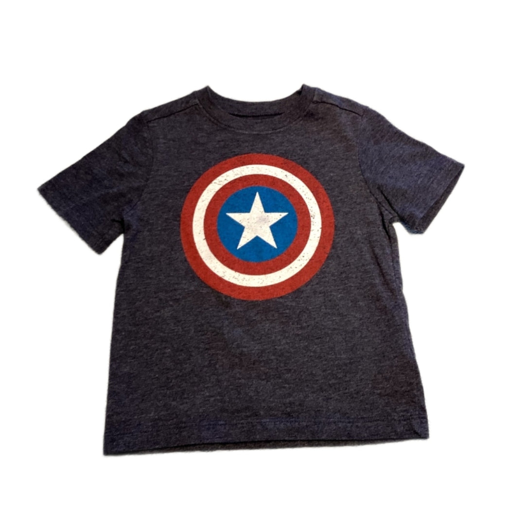 2T Boys Captain America Tshirt