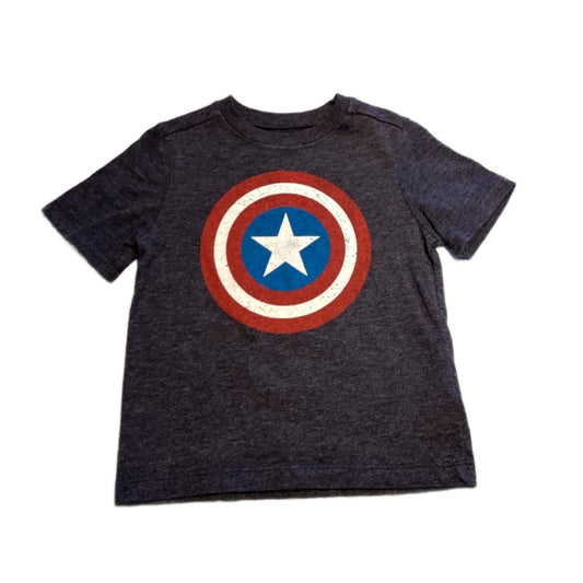 2T Boys Captain America Tshirt