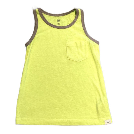 2T Boys Baby Gap Neon Yellow Tank Top