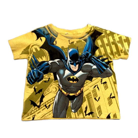 2T Boys Batman Yellow Tshirt