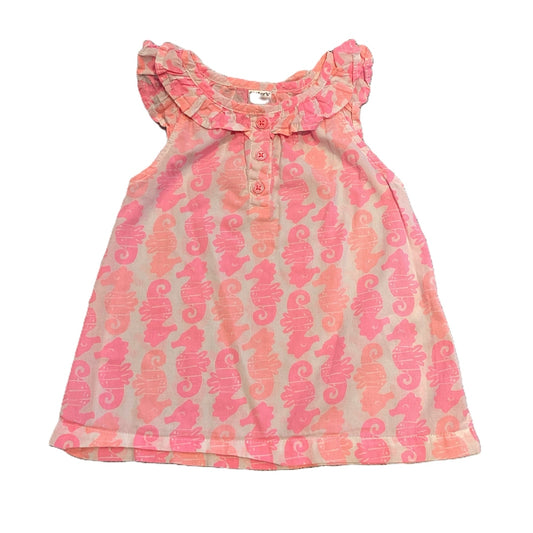 18-24 Girls Carter's Pink Seahorse Shirt