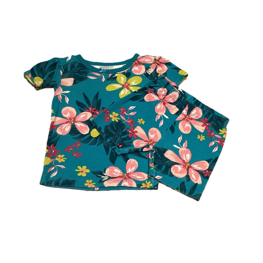 9-12 Girls Just One You Tropical 2 Piece Pajamas
