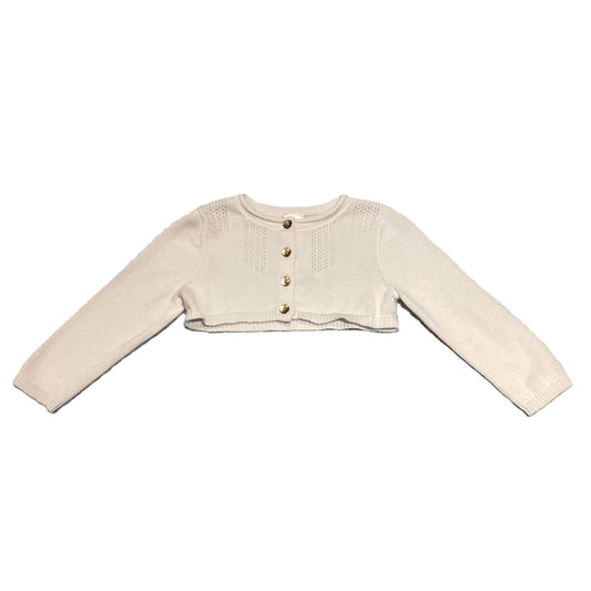 9-12 Girls Cat & Jack White Shrug