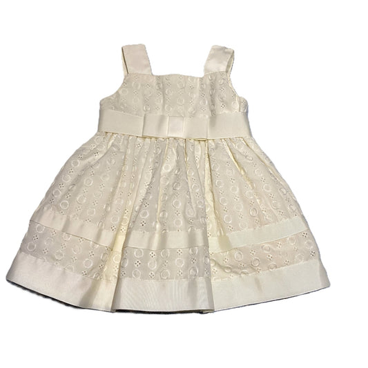 9-12 Girls Sweetheart Rose Pale Yellow Party Dress
