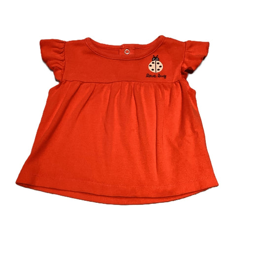 9-12 Girls Carter's Red Love Bug Shirt