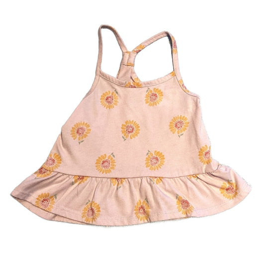 2T Girls OshKosh Pink Sunflower Tank Top