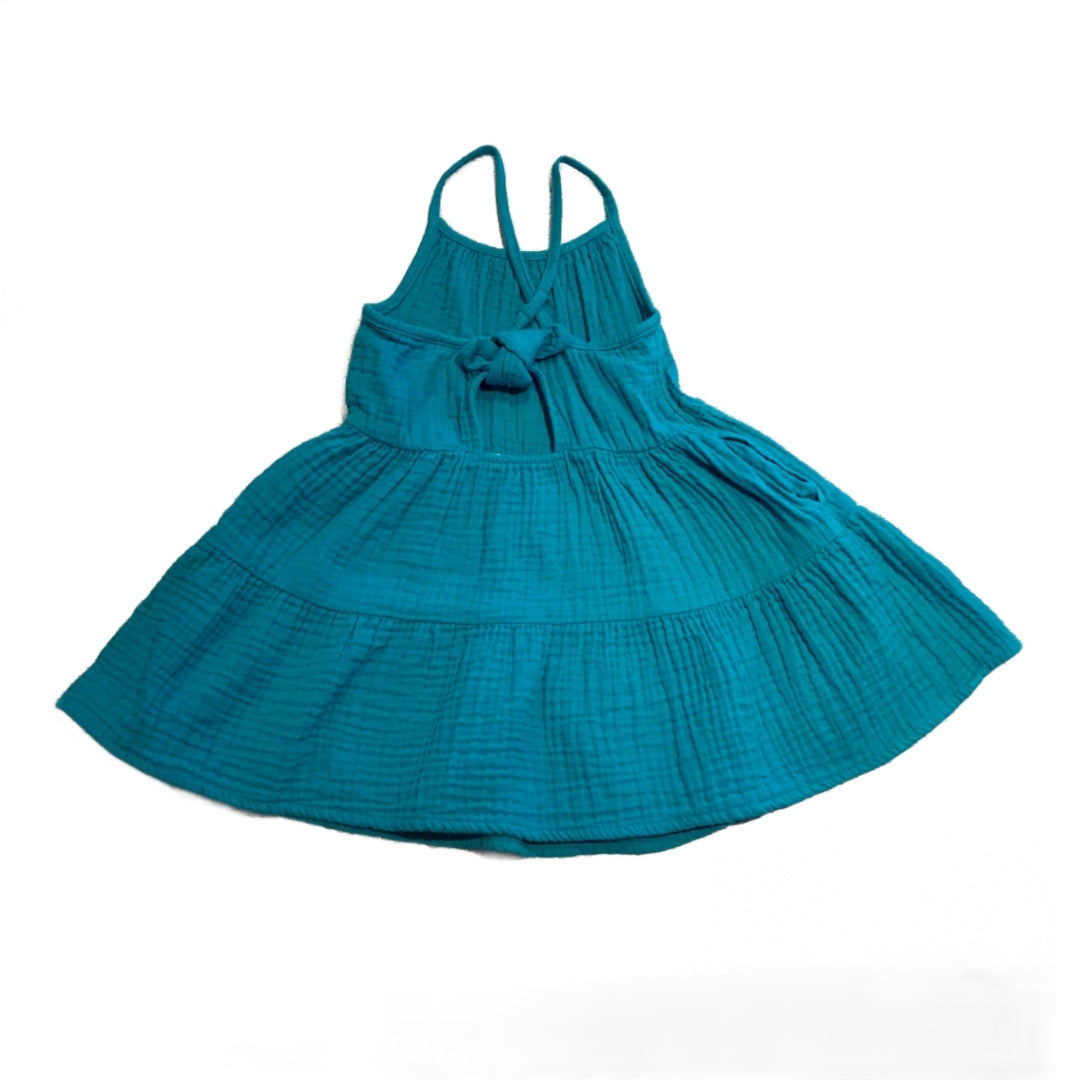 2T Girls Cat & Jack Teal Sundress with Keyhole in the Back