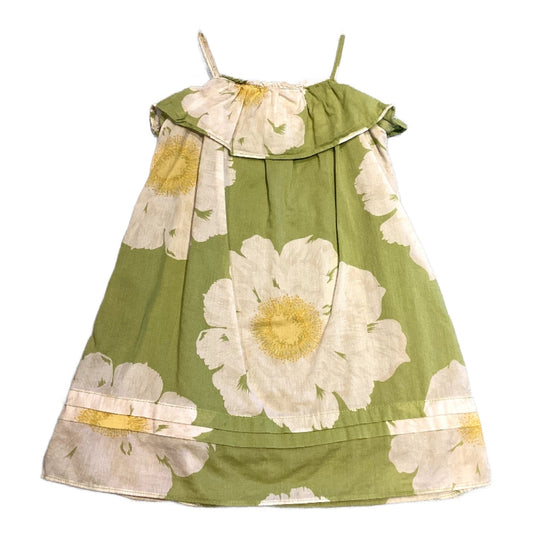2T Girls Baby Gap Green Floral Sundress