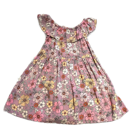2T Girls Jumping Beans Purple Floral Dress