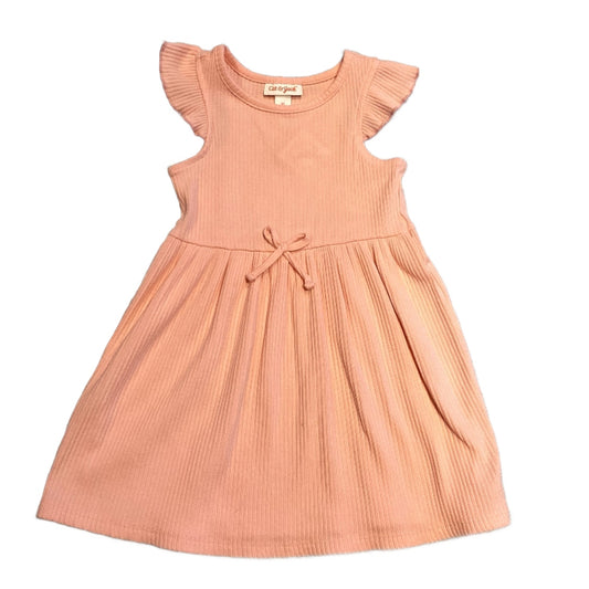 2T Girls Cat & Jack Light Pink Ruffled Dress