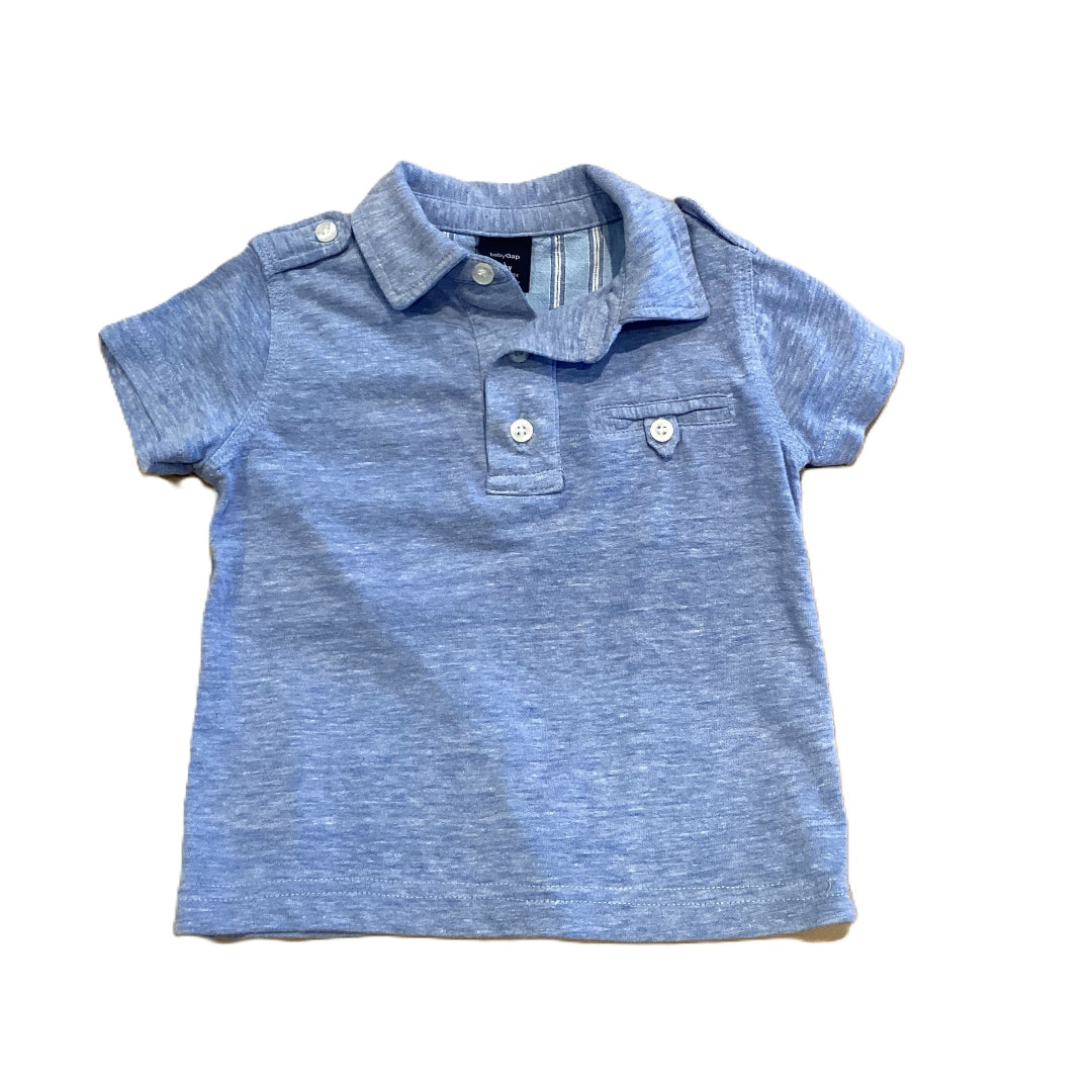 12-18 Boys Baby Gap Light Blue Polo