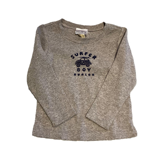 12-18 Boys Breezin Up Avalon Long-Sleeved Gray Shirt
