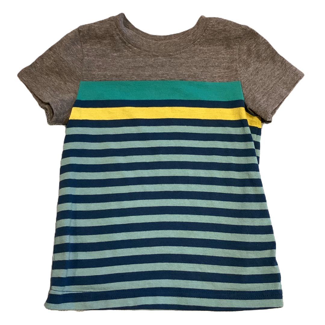 12-18 Boys Cat & Jack Multi-Colored Striped T-Shirt