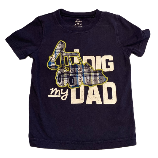 12-18 Boys Carter's I Dig Dad T-Shirt