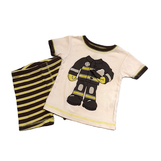 12-18 Boys Just One You Firefighter Matching Pajama Set