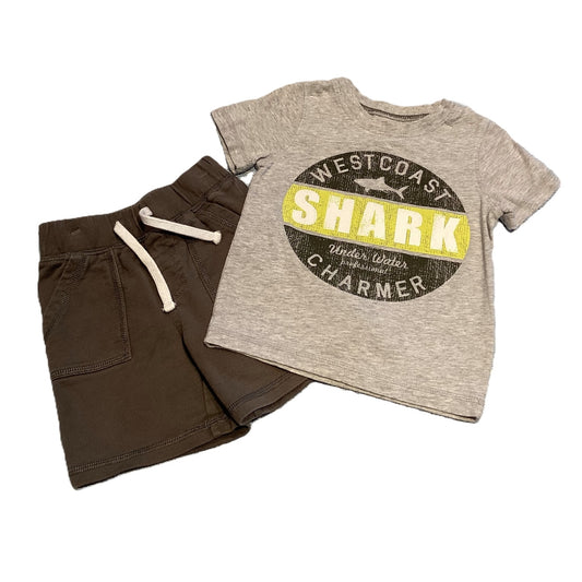 12-18 Boys Carter's Shark Charmer T-Shirt, Gymboree  Shorts