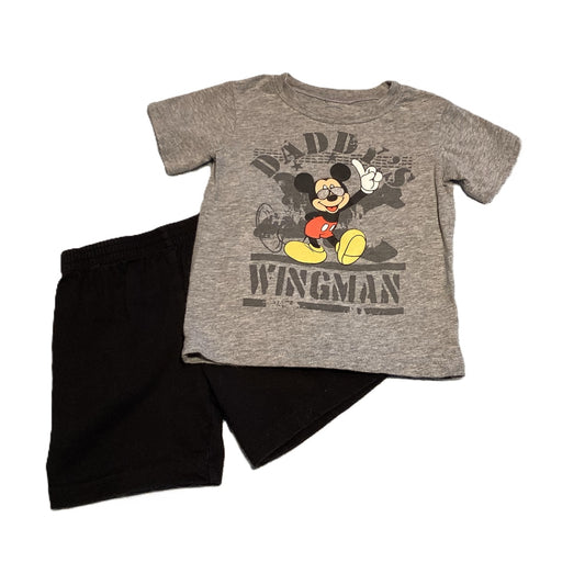 12-18 Boys Disney Mickey Mouse T-Shirt, Circo  Shorts
