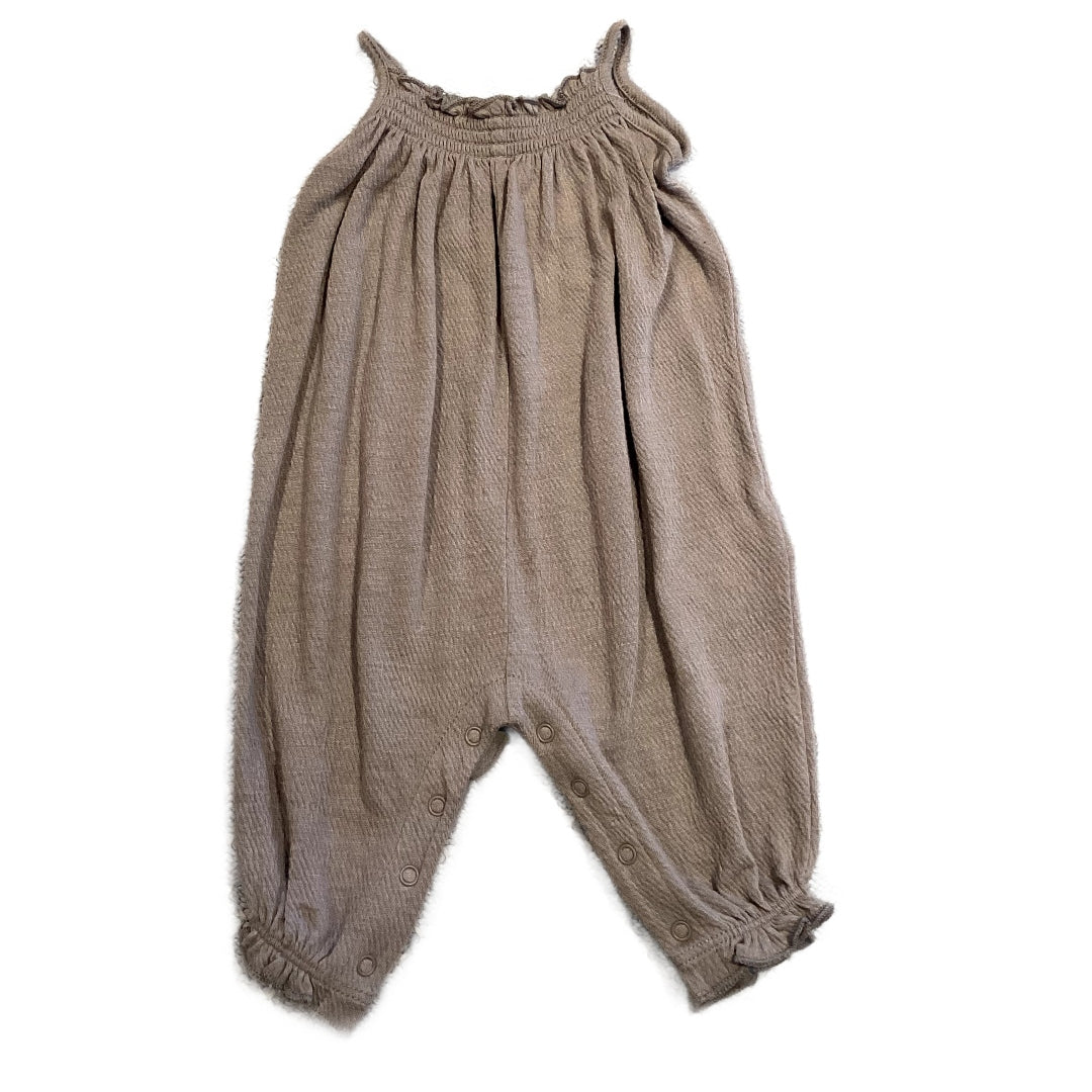 0-3 Girls Old Navy Light Gray Flowy Romper