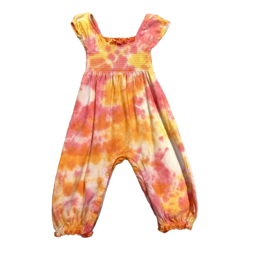 0-3 Girls Burt's Bees Tie-Dye Romper