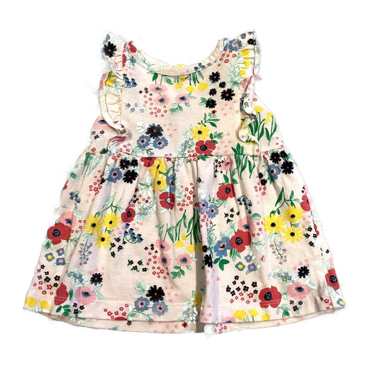 0-3 Girls Carter's White and Floral Dress