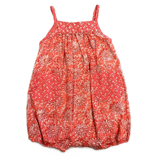 3-6 Girls Baby Gap Pink Multi-Patterned Bubble Tank Onesie