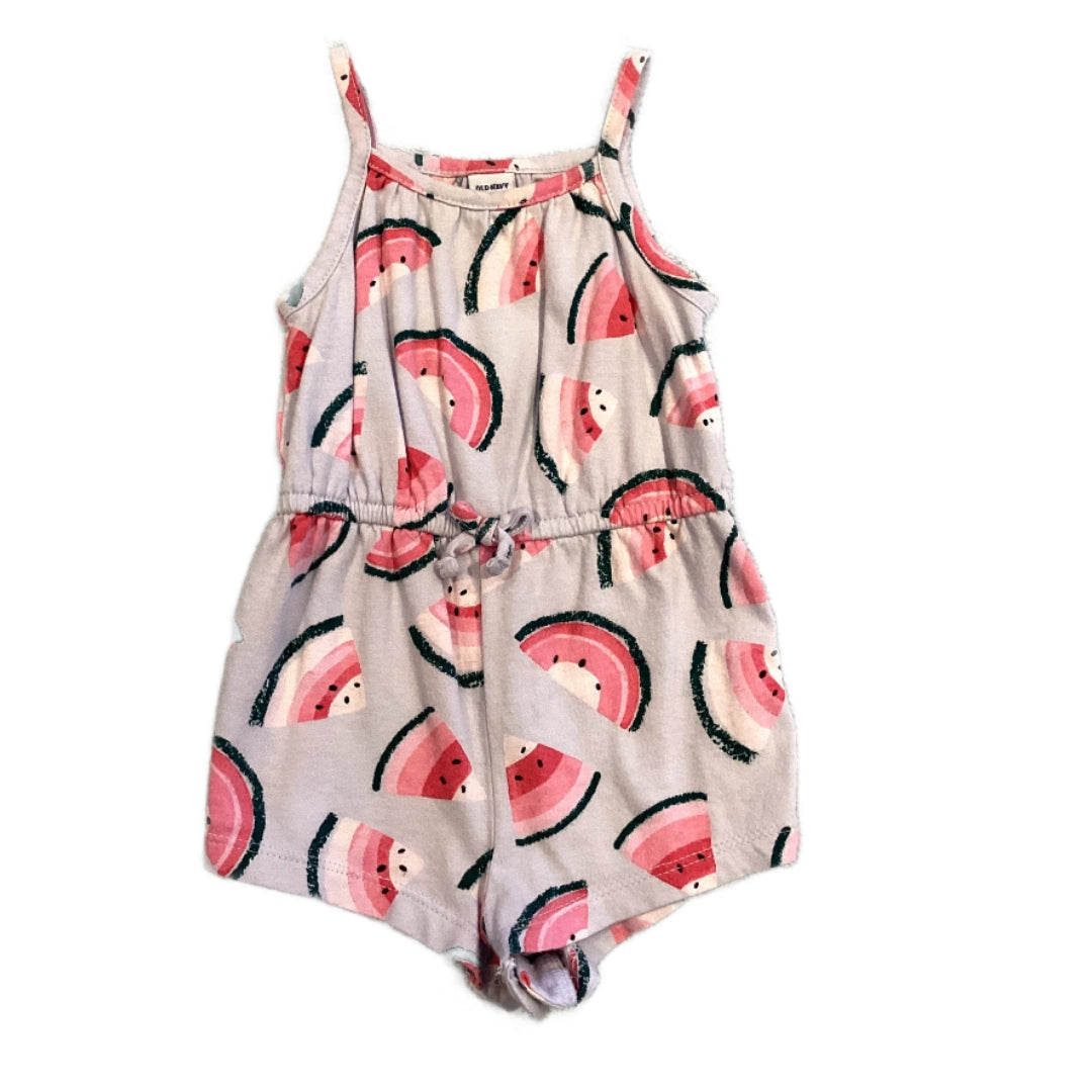 3-6 Girls Old Navy Watermelon Romper
