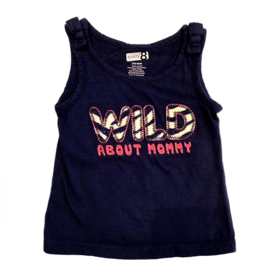 3-6 Girls Crazy 8 Wild about Mommy Tank Top
