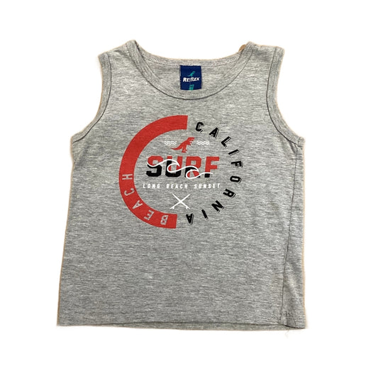 3T Boys ReiRex Gray Surf California Tank Top