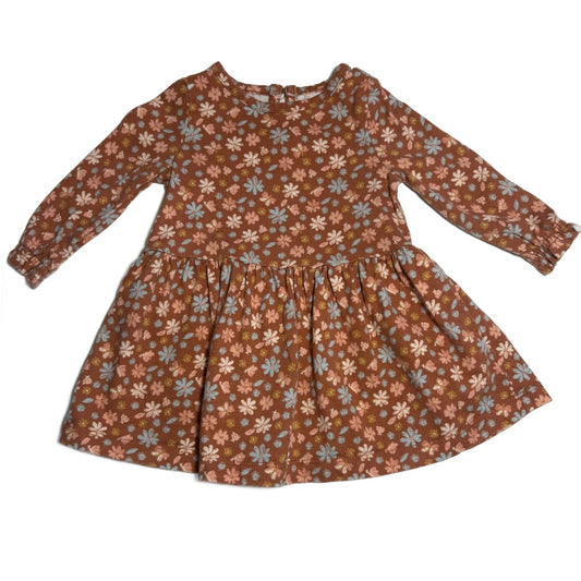 3-6 Girls Just One You Cinnamon Floral Dress