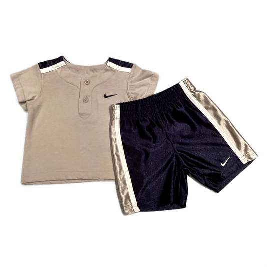 6-9 Boys Nike Light Gray/Black Matched Set