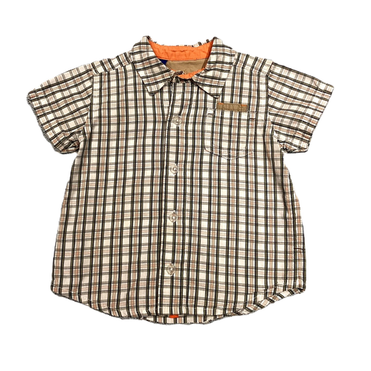 6-9 Boys Genuine Baby Multicolor Plaid Shirt