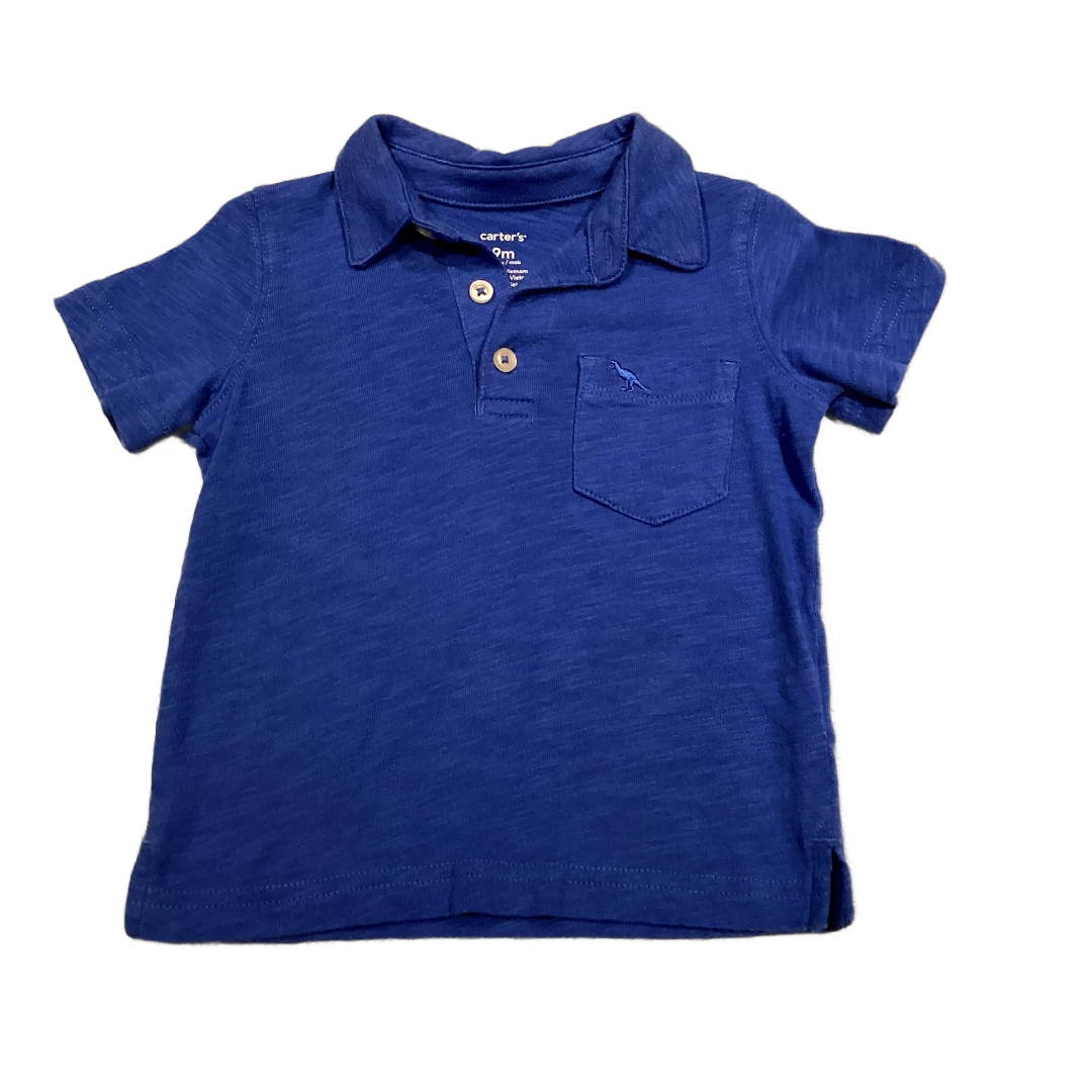 6-9 Boys Carter's Royal Blue Collared Pocket Tshirt