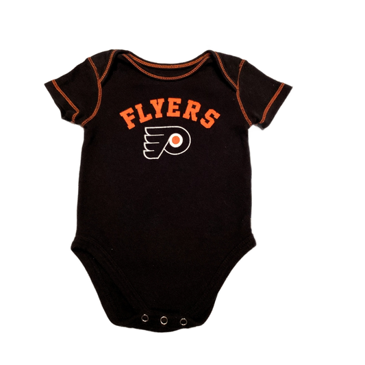 6-9 Boys NHL Black Flyers Onesie