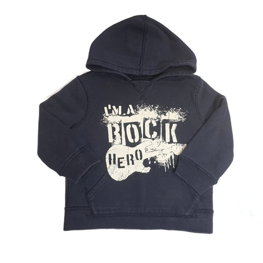 18-24 Boys The Children's Place Navy I'm a Rock Hero Hooded Sweatshirt