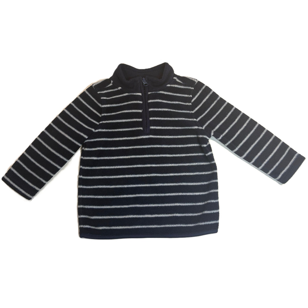 18-24 Boys Old Navy Navy/Gray Fleece Quarter Zip