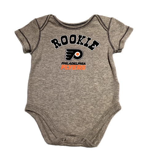 6-9 Boys NHL Gray Rookie Flyers Onesie