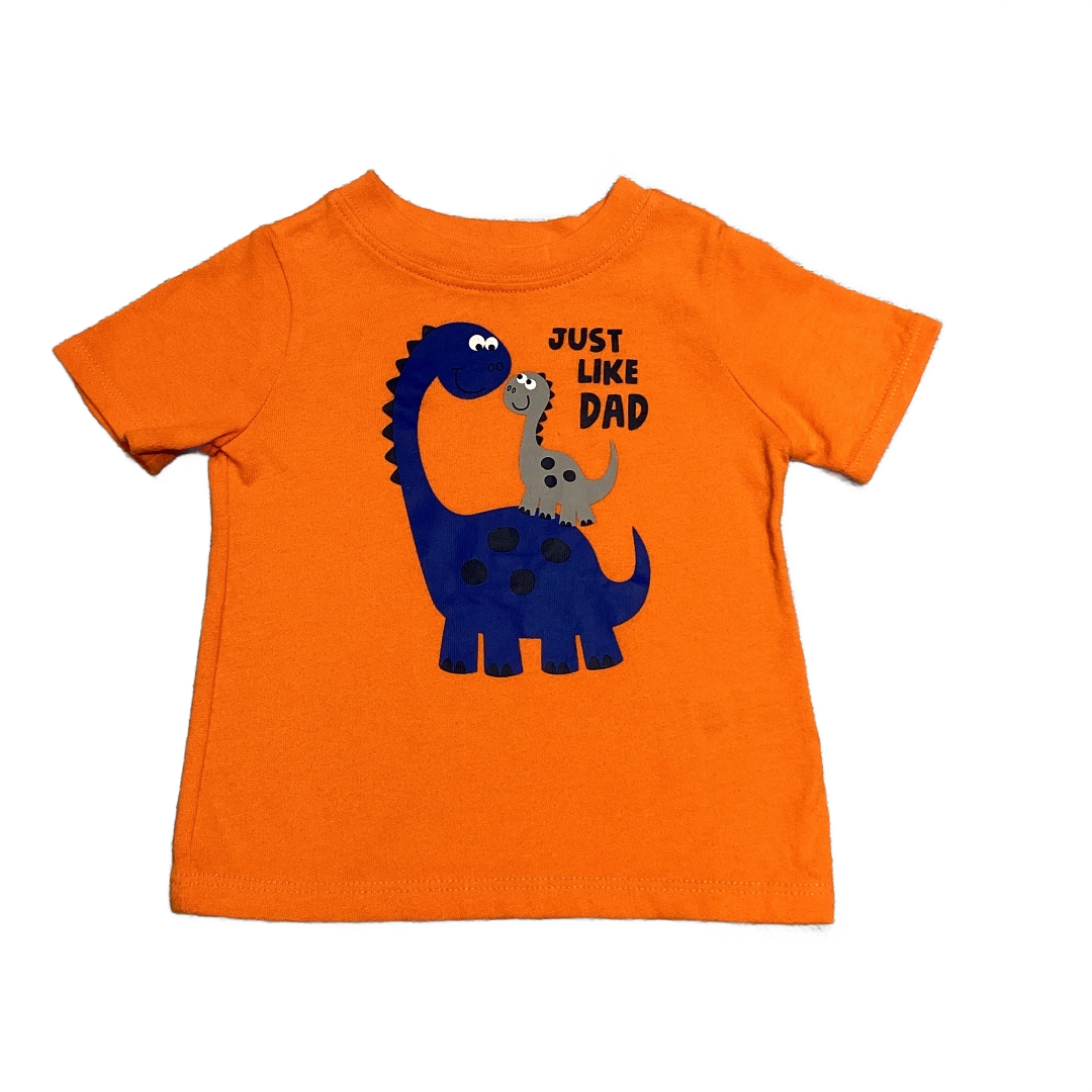 6-9 Boys Garanimals Orange Just Like Dad Tshirt