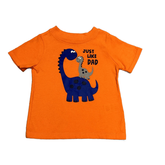 6-9 Boys Garanimals Orange Just Like Dad Tshirt