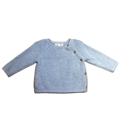 6-9 Boys Zara Mini Light Blue Sweater