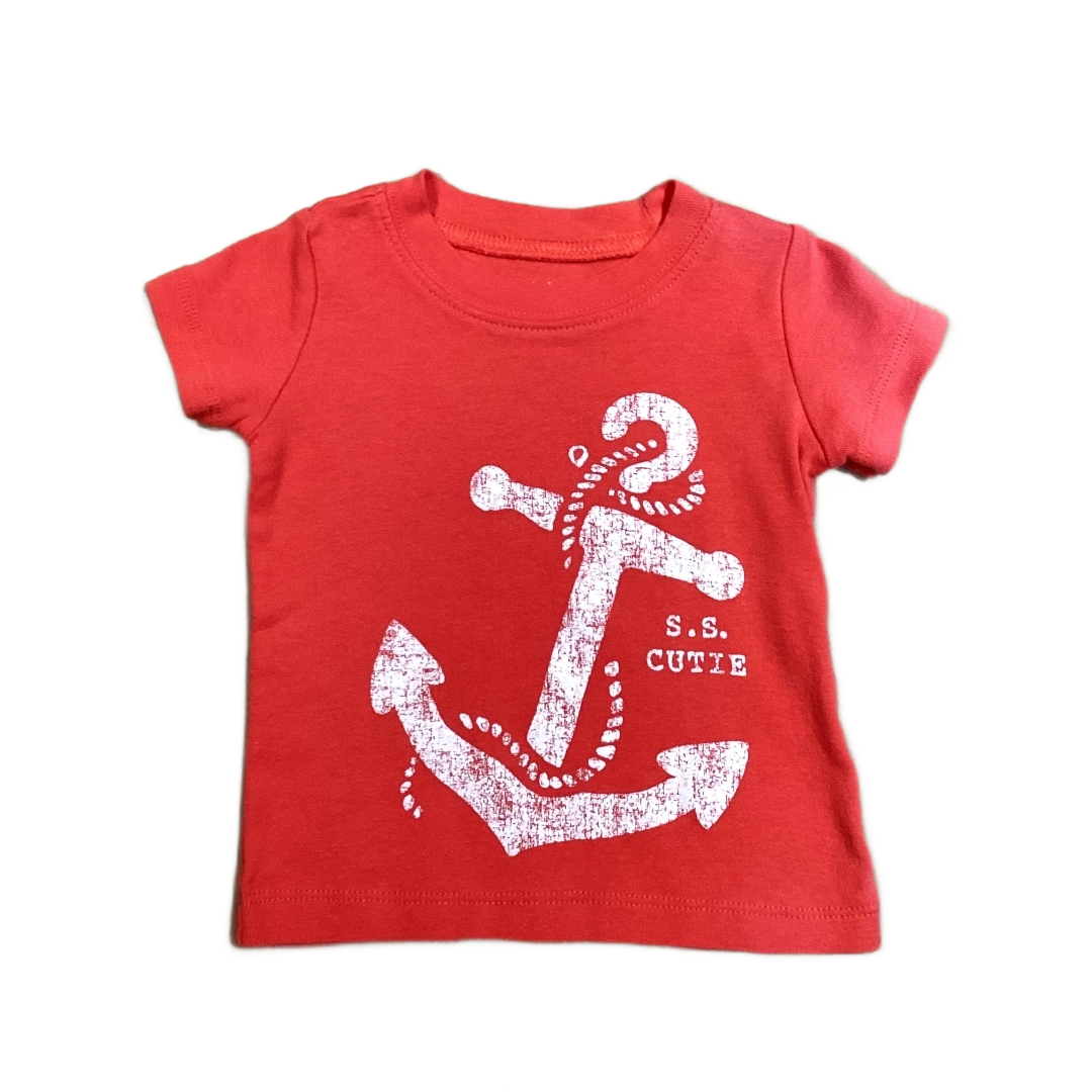 3-6 Boys Carter's Neon Orange Ss Cutie T-Shirt