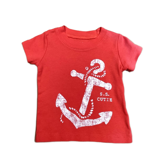 3-6 Boys Carter's Neon Orange Ss Cutie T-Shirt