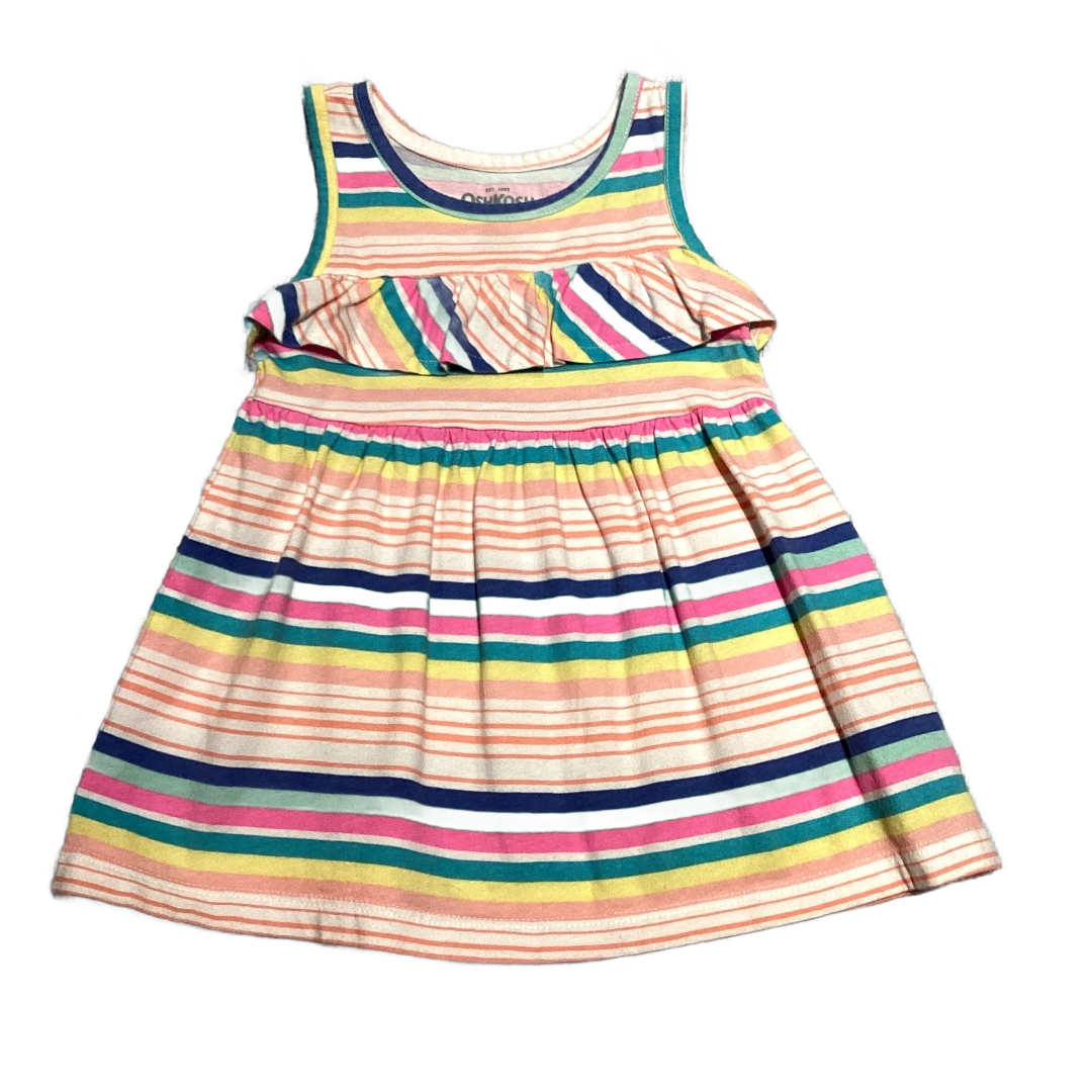 6-9 Girls OshKosh Pastel Striped Dress