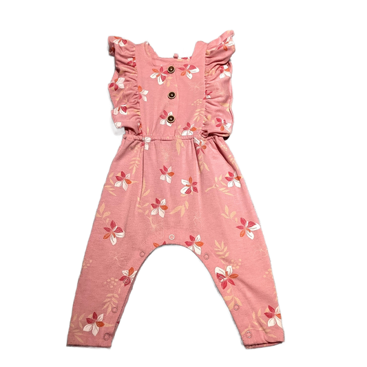 6-9 Girls Jessica Simpson Pink Floral Romper
