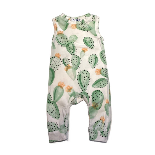 3T Girls Aebai Cactus Print Tank Top Romper