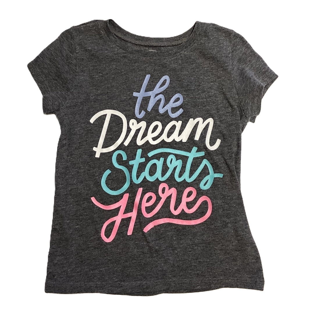 3T Girls Old Navy Gray The Dream Starts Here Tshirt